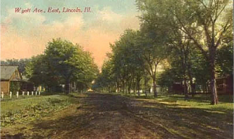 Picture Postcard Showing Wyatt Avenue in 1913,   Looking in the Direction of the IOOF Children’s Home